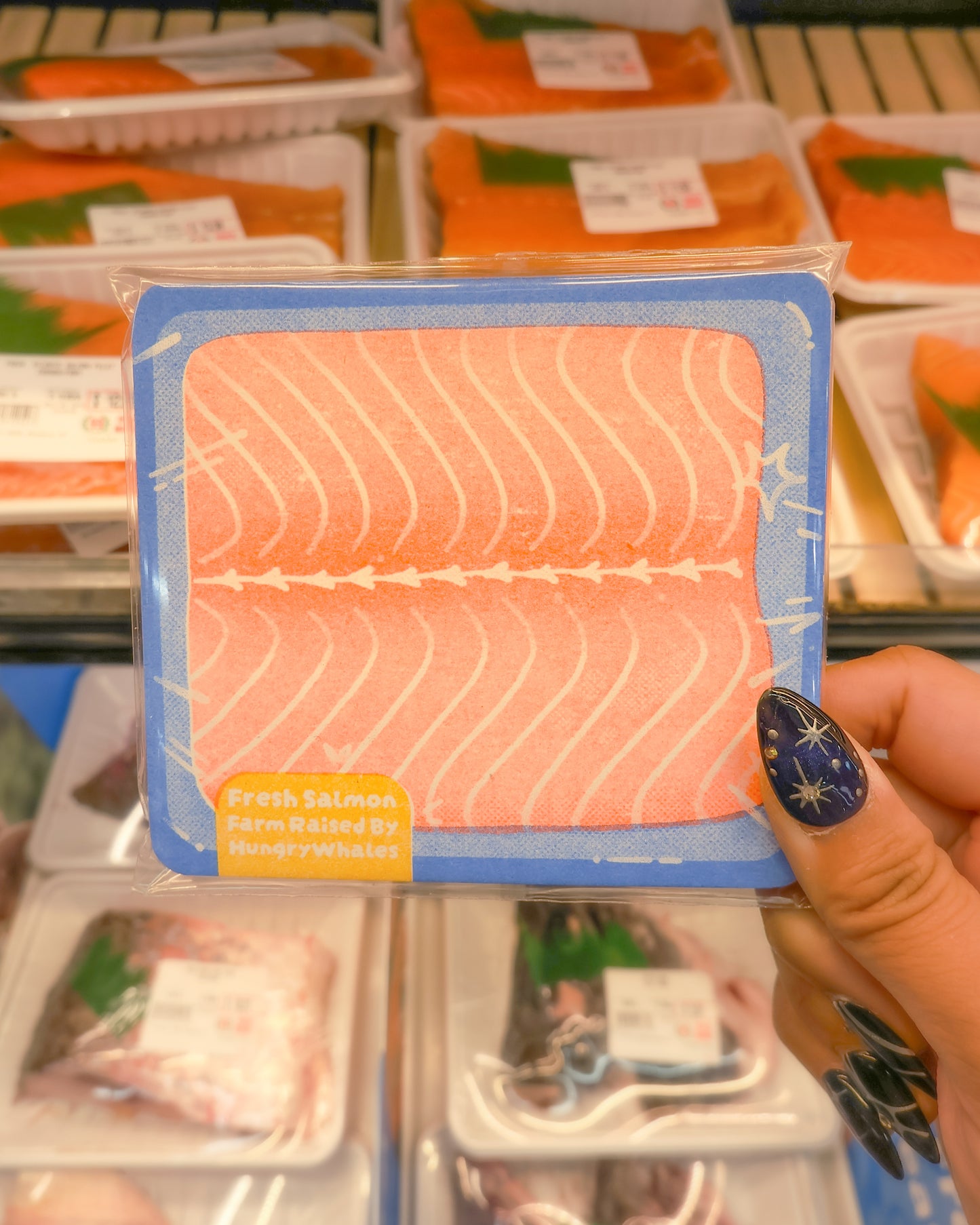 Fish Risograph Memo Pads