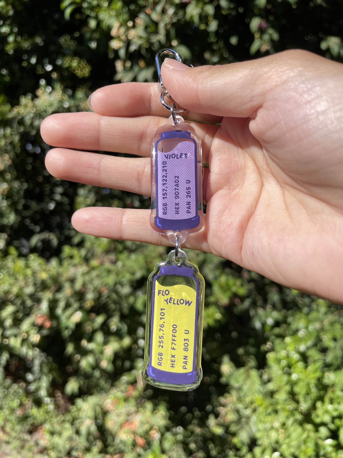 Risograph Ink Tubes Linking Charms