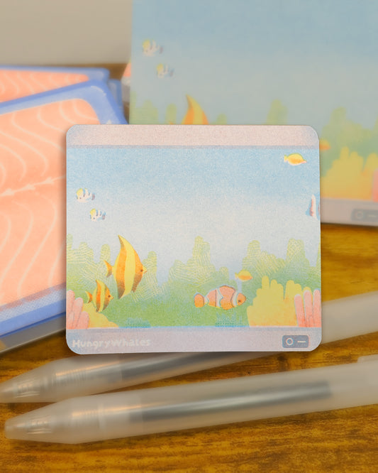 Fish Risograph Memo Pads