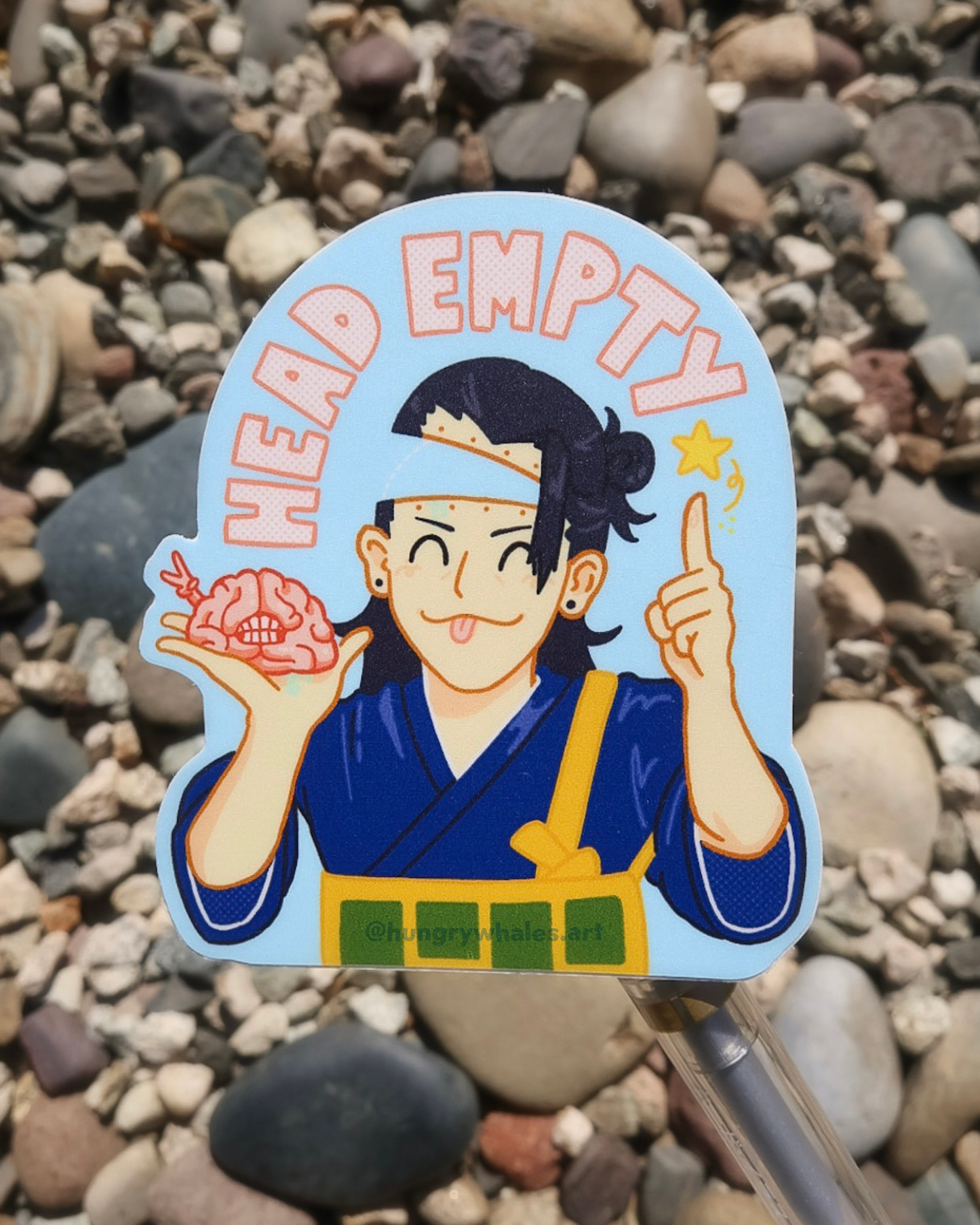 Geto Head Empty Sticker