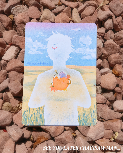 Denji Risograph Print