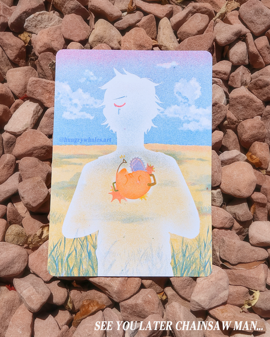 Denji Risograph Print