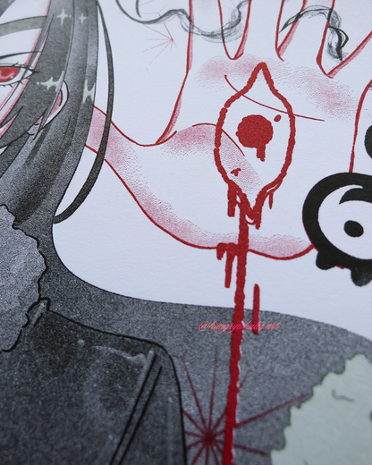 Yuru Asa Risograph Print