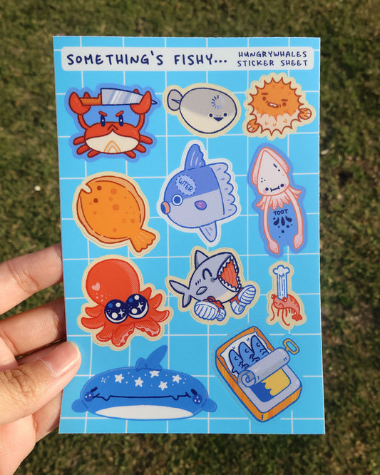 Something's Fishy Sticker Sheet