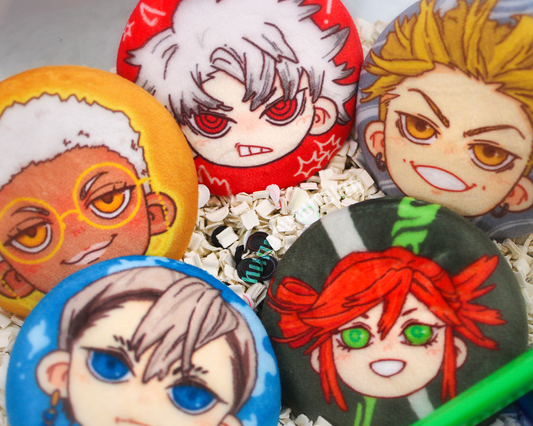 Gachiakuta Plush Buttons