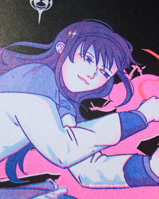 Homura Risograph Print