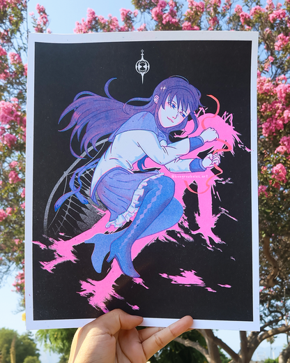 Homura Risograph Print
