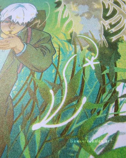 Mushishi Risograph Print
