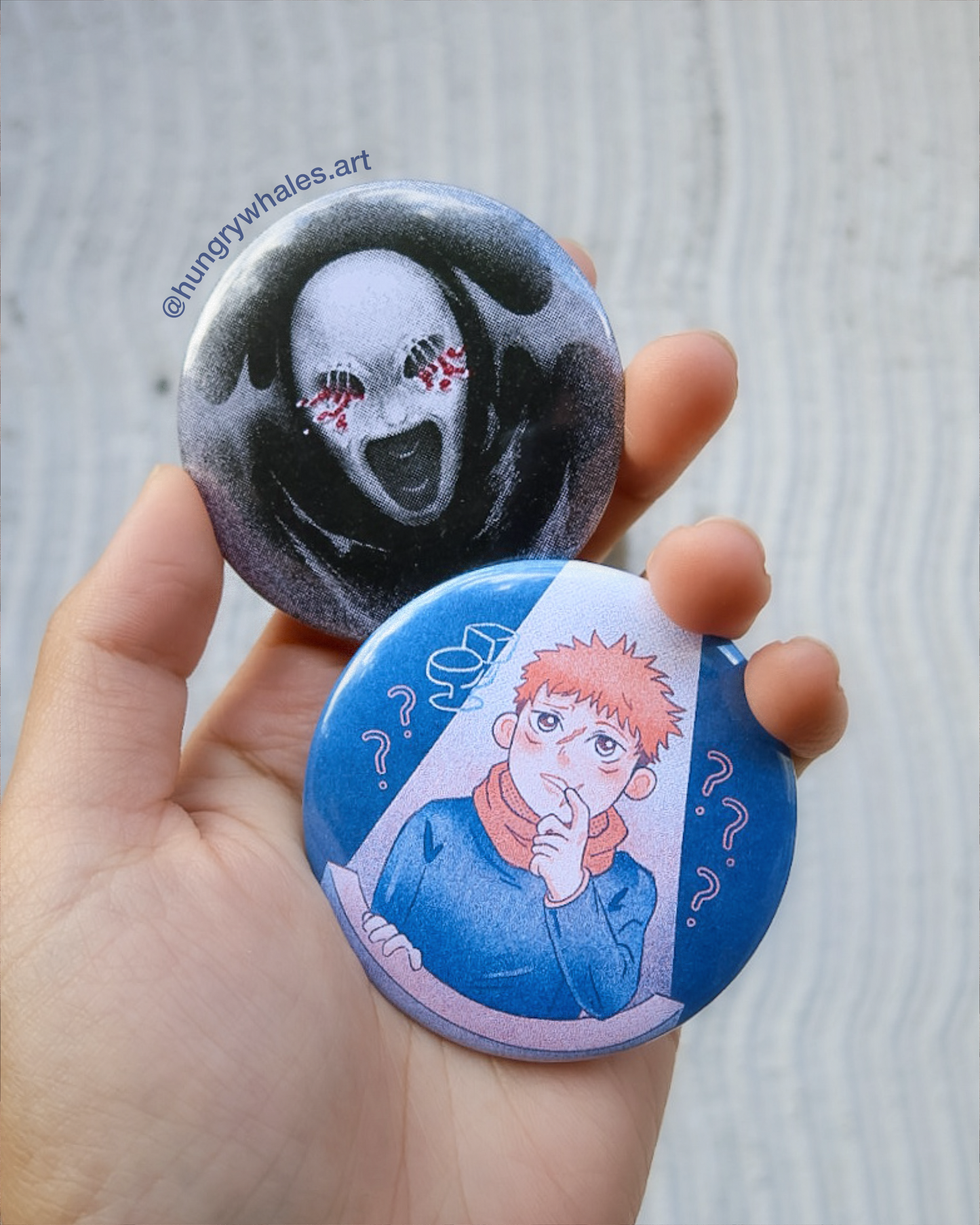 Yuuji's Trial Risograph Buttons