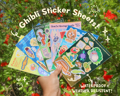 Studio Ghibli Sticker Sheets