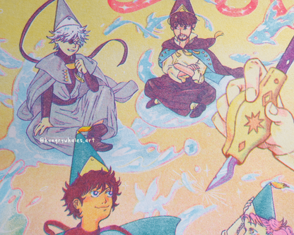 Witch Hat Atelier Risograph Print
