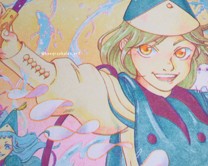 Witch Hat Atelier Risograph Print